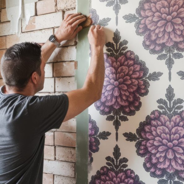 worker-install-wallpaper-wall-home-restoration-concept-man-glues-wallpaper-wall-vertical